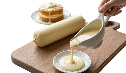 Condensed milk filling for bakeries